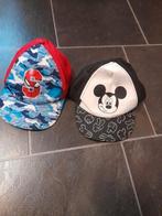 Set petten minnie mouse en spiderman, Jongen of Meisje, Ophalen of Verzenden, Zo goed als nieuw, 104 of kleiner