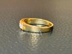 18K gouden ring met 3 natuurlijke diamanten en certificaat!, Sieraden, Tassen en Uiterlijk, Ringen, Nieuw, Ophalen of Verzenden