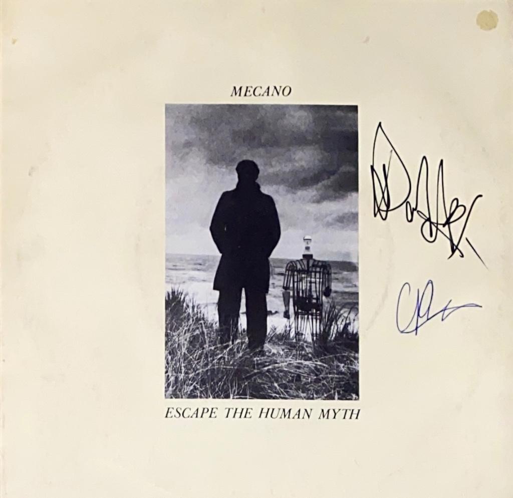 Mecano – Escape The Human Myth (7" signed), Cd's en Dvd's, Gebruikt, Verzenden, 7 inch, Single