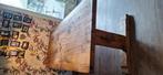 Zware houten tafel., Huis en Inrichting, Tafels | Eettafels, Ophalen, Gebruikt, 50 tot 100 cm, 150 tot 200 cm