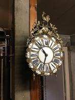 Antieke franse Haan/Cartouche lantaarnklok, Antiek en Kunst, Antiek | Klokken, Ophalen of Verzenden