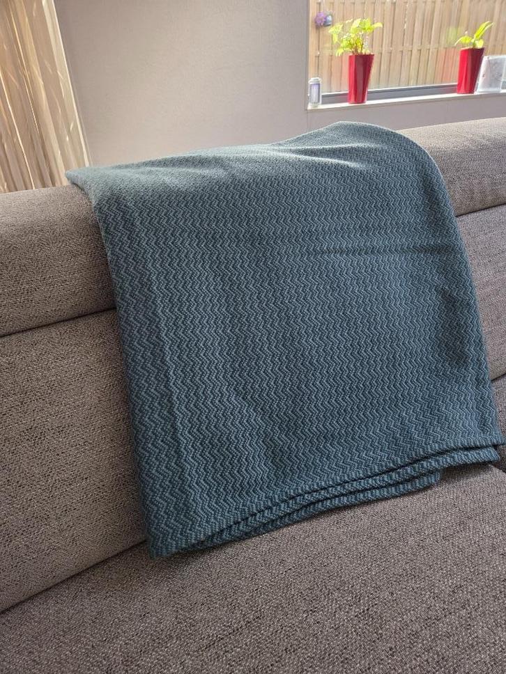 Groot woondeken 220x150 cm, Huis en Inrichting, Woonaccessoires | Plaids en Woondekens, Zo goed als nieuw, Ophalen of Verzenden