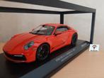 Porsche 911 Carrera 4S 2019 Lava Orange van Minichamps 1:18, Minichamps, Auto, Nieuw, Ophalen of Verzenden
