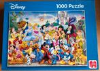 Disney Puzzel 1000 stukjes - Compleet, Ophalen of Verzenden, Meer dan 50 stukjes, Gebruikt, 6 jaar of ouder