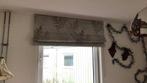 Vouw / rol gordijnen kwamtum beige, Huis en Inrichting, Stoffering | Gordijnen en Lamellen, Ophalen, Zo goed als nieuw, Beige