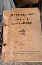 Heinkel Tourist 103 A.2-A.1-A.0 en 150 Onderdelenlijst  1961, Ophalen of Verzenden, Gebruikt