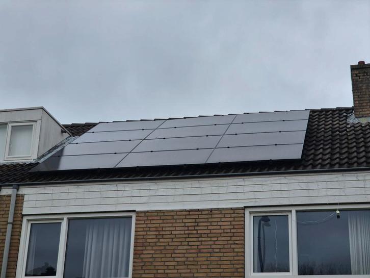 12 zonnepanelen incl frame en omvormer, Verzamelen, Elektronische Apparatuur, Ophalen