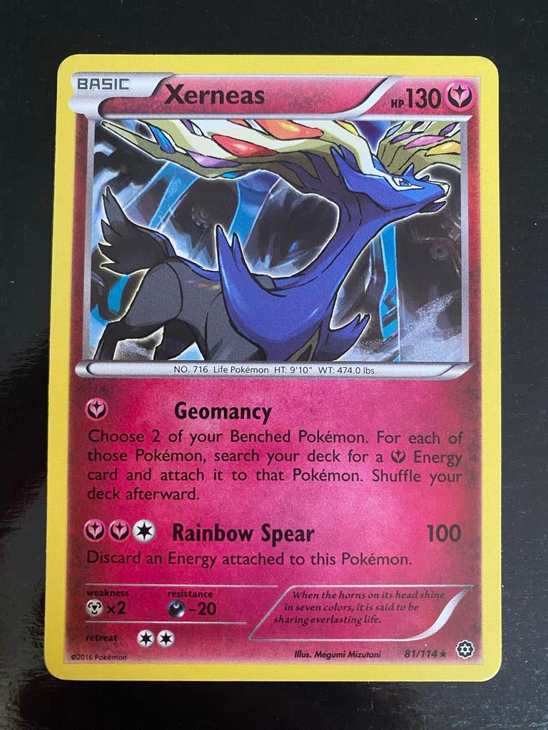 Xerneas 81/114 Holo Pokémon XY Steam Siege 2016, Ophalen of Verzenden, Nieuw, Losse kaart, Foil
