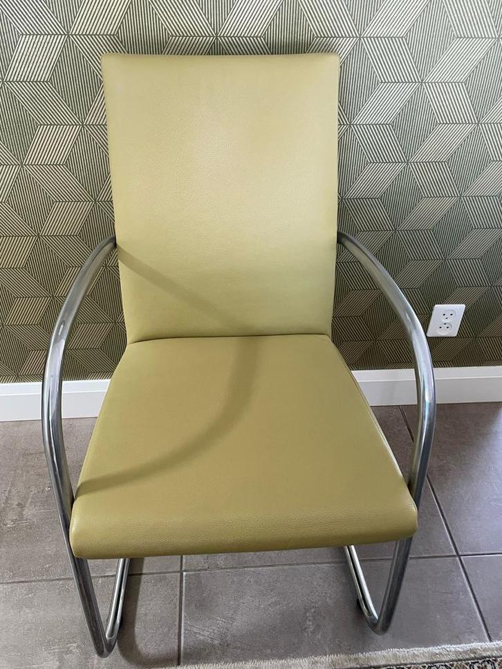 6 Eetkamer stoelen te koop in zeer goede staat, Huis en Inrichting, Tafels | Eettafels, Zo goed als nieuw, Minder dan 50 cm, Minder dan 50 cm