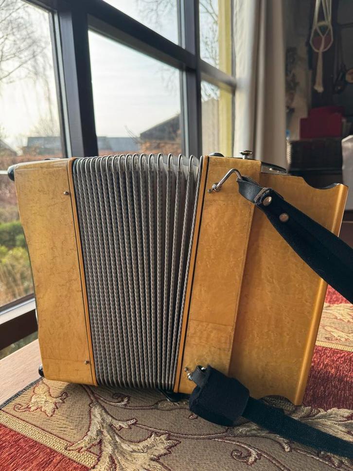 Martinali Trekzak G/C 3-korig - Prachtig Geluid!, Muziek en Instrumenten, Accordeons, Gebruikt, Knopaccordeon, Overige merken