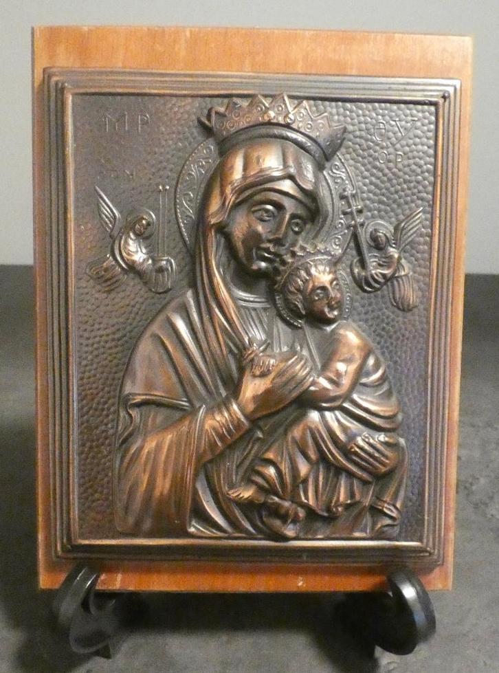 Maria van Altijddurende bijstand, wandtableau [1933], Antiek en Kunst, Antiek | Religie, Ophalen