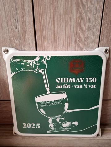 Emaillebord Chimay 150 van 't vat beschikbaar voor biedingen