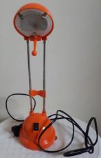 Halogeen Bureaulamp met telescooparm. Hoogte 26 tot 47cm., Ophalen of Verzenden, Zo goed als nieuw, Metaal, Minder dan 50 cm