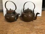 Twee koperen ketels, Antiek en Kunst, Ophalen of Verzenden, Koper