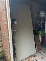 Opdekdeur met deurklink en paumelle scharnieren, Ophalen, Gebruikt, Minder dan 80 cm, Binnendeur