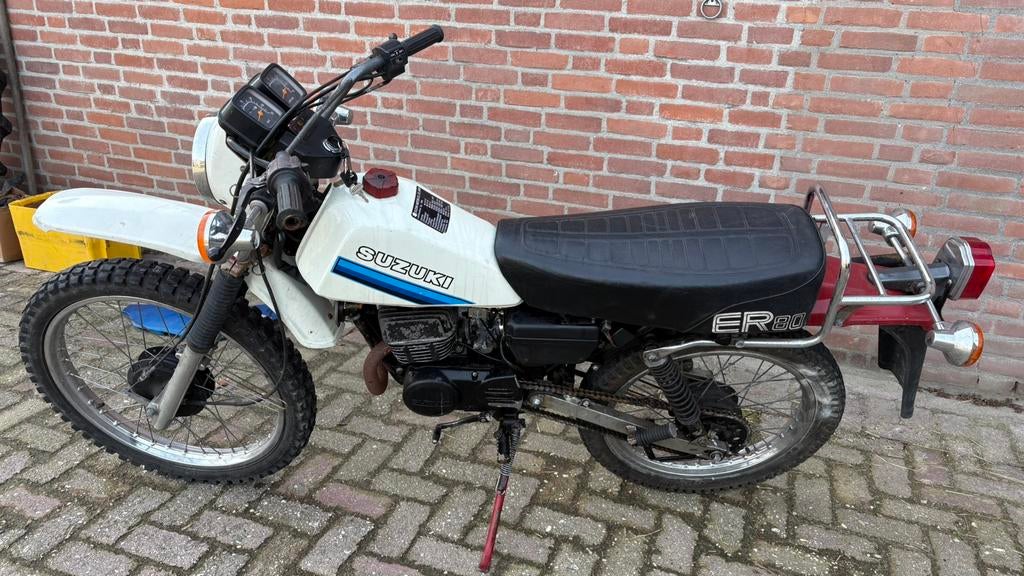 Suzuki TS 80 ER, Fietsen en Brommers, Brommers | Crossbrommers, Zo goed als nieuw, Suzuki, Ophalen