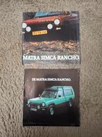 2x autofolder Matra Simca Rancho, Verzenden, Zo goed als nieuw, Overige merken