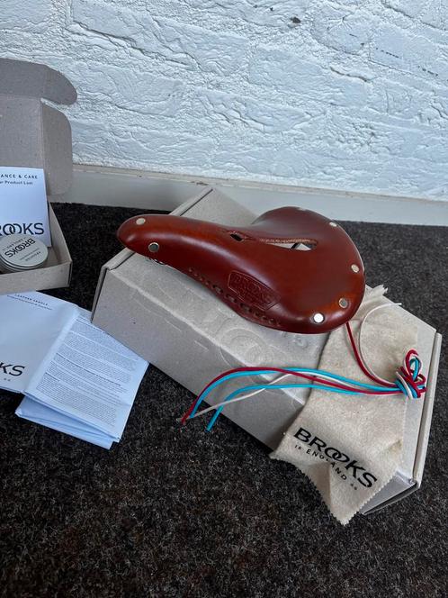 Brooks B17S dames fietszadel honing + care kit leer zadel, Fietsen en Brommers, Fietsonderdelen, Zo goed als nieuw, Algemeen, Zadel