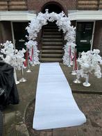 Te Koop Decoratieve witte bloemenboog 2 soorten, Hobby en Vrije tijd, Ophalen, Zo goed als nieuw