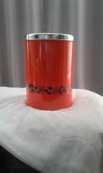 Brabantia voorraadbus retro vintage oranje, Ophalen, Huis en Inrichting