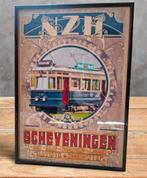 NZH SCHEVENINGEN De Blauwe Tram Poster in Lijst, Ophalen of Verzenden, Nieuw, Tram, Overige typen