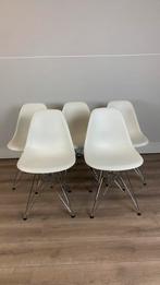5x Vitra DSR Stoelen - Wit, Ophalen of Verzenden