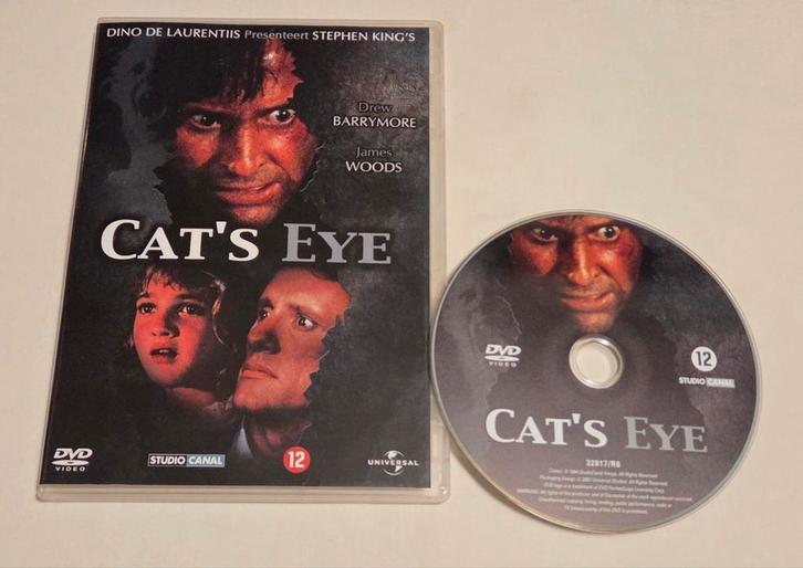 Stephen King Cat's Eye Dvd Horror, Cd's en Dvd's, Dvd's | Horror, Zo goed als nieuw, Slasher, Vanaf 16 jaar, Ophalen of Verzenden