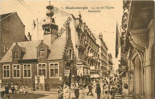 (379-075-035) Blankenberge Kerkstraat, Verzamelen, Ansichtkaarten | Buitenland, Overig Europa, Verzenden
