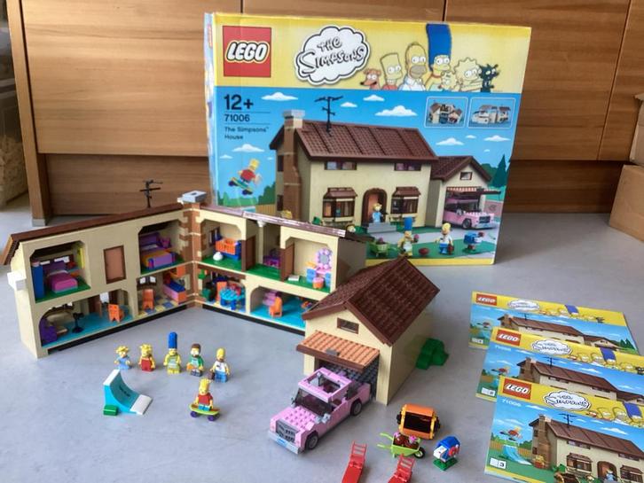 Lego 71006 Simpsons Huis compleet met doos, Kinderen en Baby's, Speelgoed | Duplo en Lego, Zo goed als nieuw, Lego, Complete set