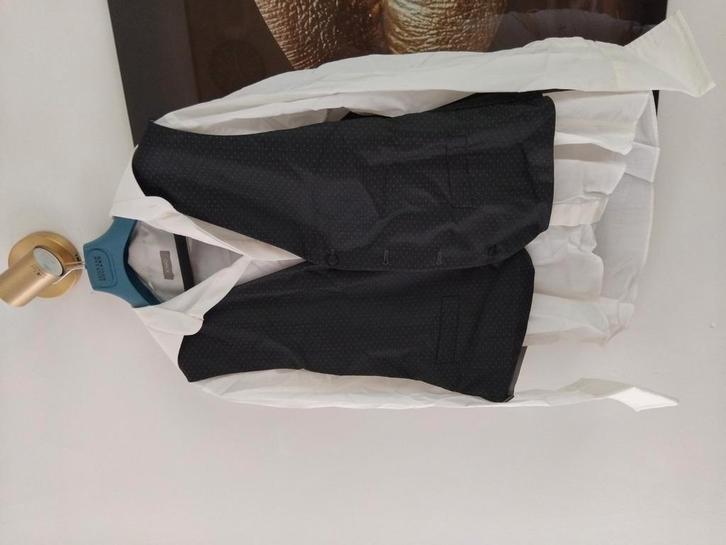 Te koop trouwpak, Kleding | Heren, Trouwkleding en Trouwaccessoires, Zo goed als nieuw, Trouwpak, Grijs, Ophalen