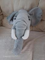 Olifant  knuffel voor junlge kamer om aan de muur te hangen, Ophalen of Verzenden, Nieuw, Overige typen