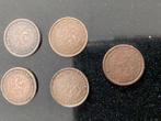 Halve cent 1909 1916 1930 1936 1930, Postzegels en Munten, Munten | Nederland, Ophalen of Verzenden, Overige waardes