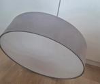 Grijze Plafondlamp - Moderne Drum Design - Zo goed als nieuw, Ophalen, Zo goed als nieuw, Grijs, Rond