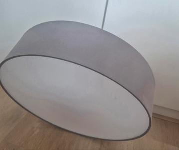 Grijze Plafondlamp - Moderne Drum Design - Zo goed als nieuw beschikbaar voor biedingen