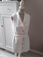Prachtig off-white jurk gilet, goud-knopen, maat M., Kleding | Dames, Jurken, Maat 38/40 (M), Ophalen of Verzenden, Zo goed als nieuw