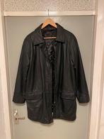 Lederen jas zwart maat 40, Kleding | Heren, Ophalen of Verzenden, Zo goed als nieuw, Zwart