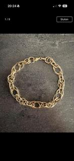 Mooie Massieve 14 krt gestempelde gouden Armband, Sieraden, Tassen en Uiterlijk, Ophalen, Zo goed als nieuw, Goud