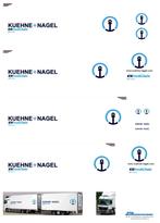 Vrachtauto decal 1:50 Kuehne Nagel logistics ( combi ), Hobby en Vrije tijd, Modelauto's | 1:50, Verzenden, Nieuw, Bus of Vrachtwagen