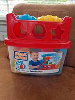Mega bloks vormenstoof met auto's en blokken, Ophalen of Verzenden, Gebruikt, Megabloks