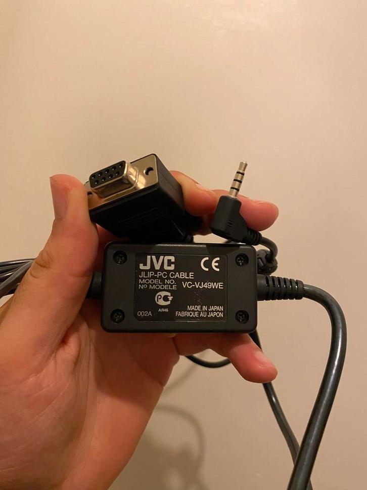 JVC JLIP-PC Kabel VC-VJ49WE voor MiniDV Camcorders, Computers en Software, Pc- en Netwerkkabels, Gebruikt, Ophalen of Verzenden