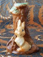 Boom en konijn oud Engels Hornsea vaasje van Fauna Royal., Ophalen of Verzenden