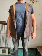 leer singlet vintage, Ophalen of Verzenden, Gedragen, Maat 52/54 (L), Bruin
