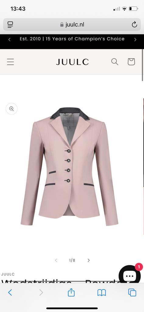 Wedstrijdjasje, juulsjacket, Dieren en Toebehoren, Paardrijkleding, Zo goed als nieuw, Dames, Bovenkleding, Springen, Ophalen of Verzenden