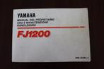 Yamaha FJ1200 1991 motorfiets instructie boekje handleiding, Motoren, Handleidingen en Instructieboekjes, Ophalen of Verzenden