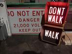 Stoplicht USA WALK DON"T WALK, Ophalen of Verzenden, Zo goed als nieuw, Reclamebord