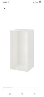 Ikea platsa met 2 planken zwart gemaakt, Ophalen, Zo goed als nieuw