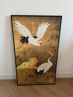 Wandpaneel kraanvogels wanddecoratie, Ophalen, Gebruikt