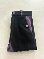 Paardrijbroek kind maat 116 (zwart / mauve), Dieren en Toebehoren, Paardrijkleding, Kinderen, Verzenden, Onderkleding, Zo goed als nieuw