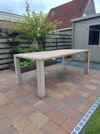 Eiken eettafel 200x100 cm, Huis en Inrichting, Ophalen, Gebruikt, Eikenhout, 200 cm of meer