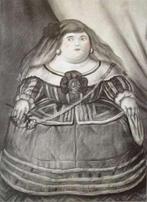 Fernando Botero - Grote Compositie - Litho Drukgesign., Antiek en Kunst, Ophalen of Verzenden